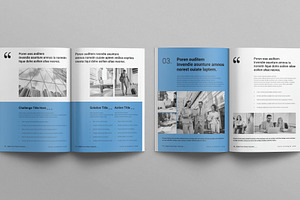 Digital Case Study Booklet Template