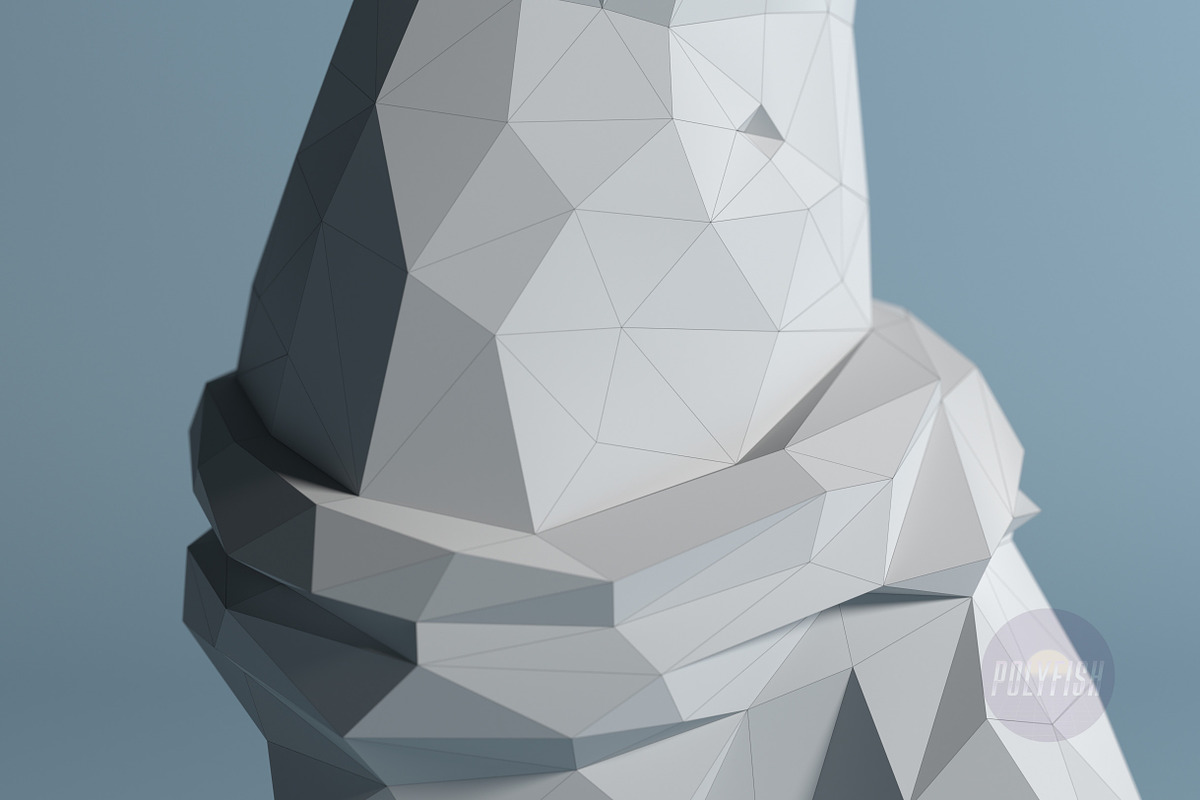 DIY Statue Set #1 3D model template, a Templates & Theme by PolyFish (Photo 10 of 17)