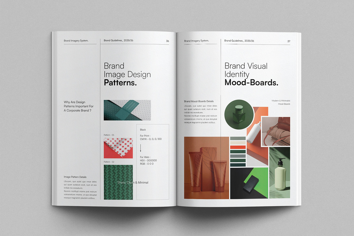 Brand Guidelines Template, a Brochure Template by DesignCrest (Photo 11 of 18)
