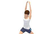 30 Yoga Pose Animations Bundle Woman, a Characters & Person 3D Model by Daniel Mikulik (Thumbnail 20 of 30)