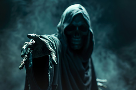 Grim reaper reaching hand, an Abstract Photo by MistyDay