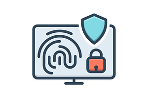 Security protection color icon, a Duotone Icon by Creative priyanka