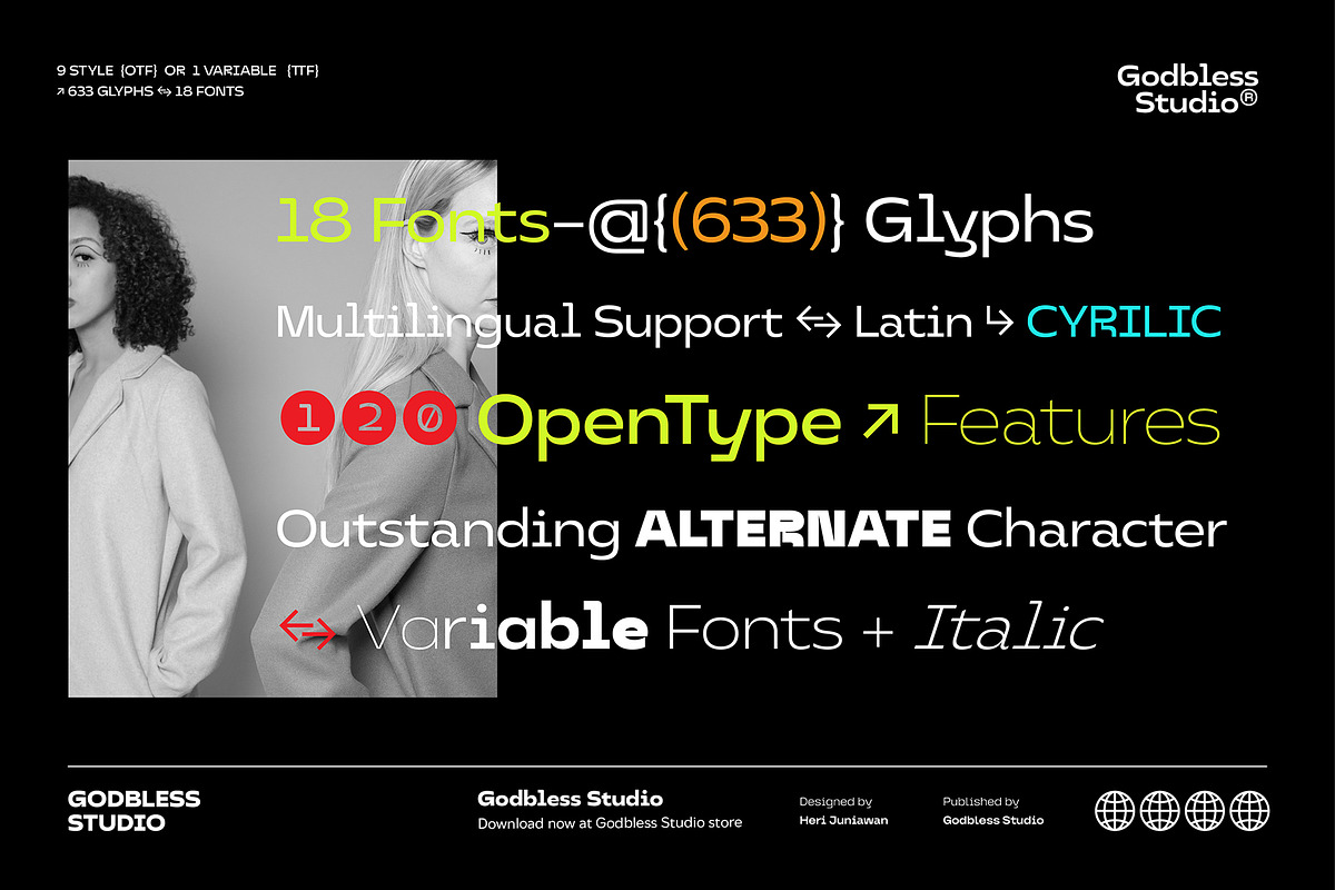 Blanc Groove, a Sans Serif Font by Godbless Studio (Photo 6 of 15)
