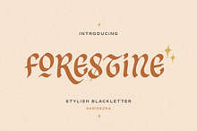 Forestine - Stylish Blackletter