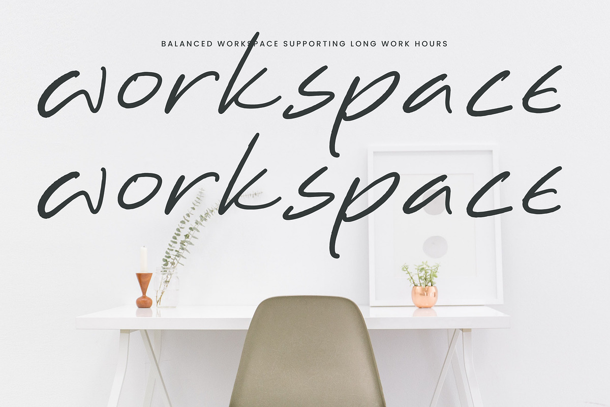 Workspace Relaxed Natural Flow, a Handwritten Font by operatype.co (Photo 8 of 15)