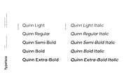 Quinn - A minimal sans serif, a Sans Serif Font by Cassandra Cappello (Thumbnail 2 of 6)