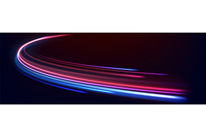 Speed line background. Glowing color, an Illustration by Frogella