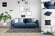 Square Cushions with Piping Mockup, a Household Mockup by creatsy2 (Thumbnail 1 of 9)