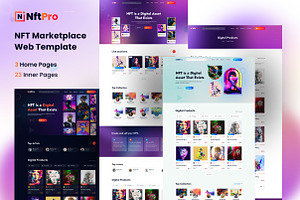 NftPro – NFT Marketplace Template