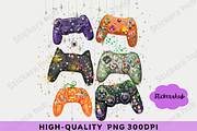 Retro Halloween Gaming Controller, a Sport Illustration by Stickera Hub (Thumbnail 1 of 5)