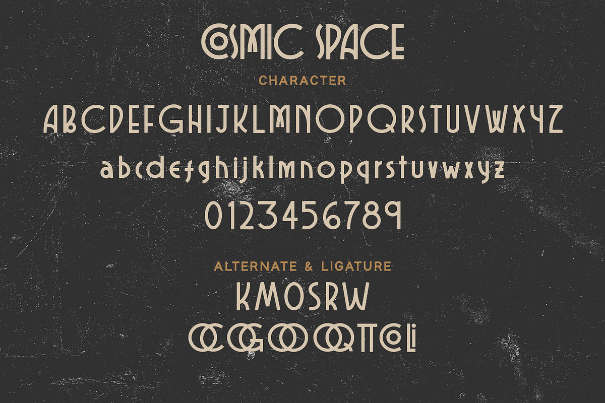 Cosmic Space - Retro Font, a Script Font by Alpaprana (Photo 4 of 13)