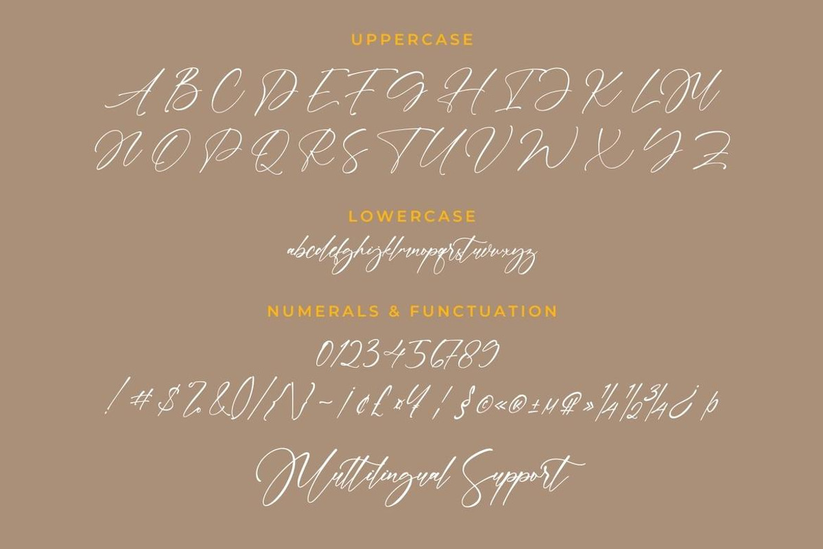 Monttama Signature Handwriting, a Handwritten Font by CreateBigSupply (Photo 10 of 10)