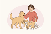 The Pet Connection Illustration, an Object Graphic by Jump Studio (Thumbnail 3 of 12)