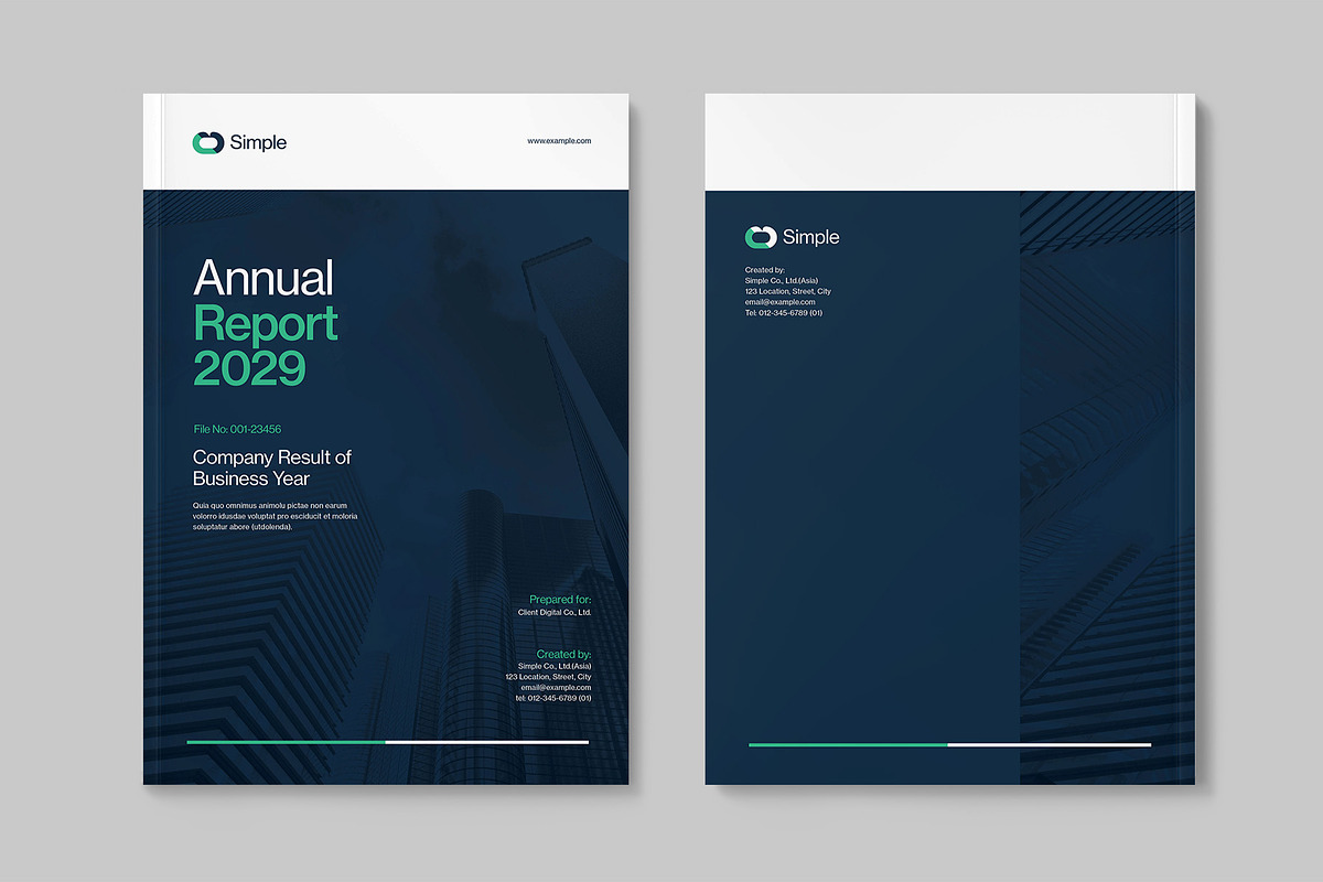 Annual Report Template, a Brochure Template by BrandPacks (Photo 4 of 5)
