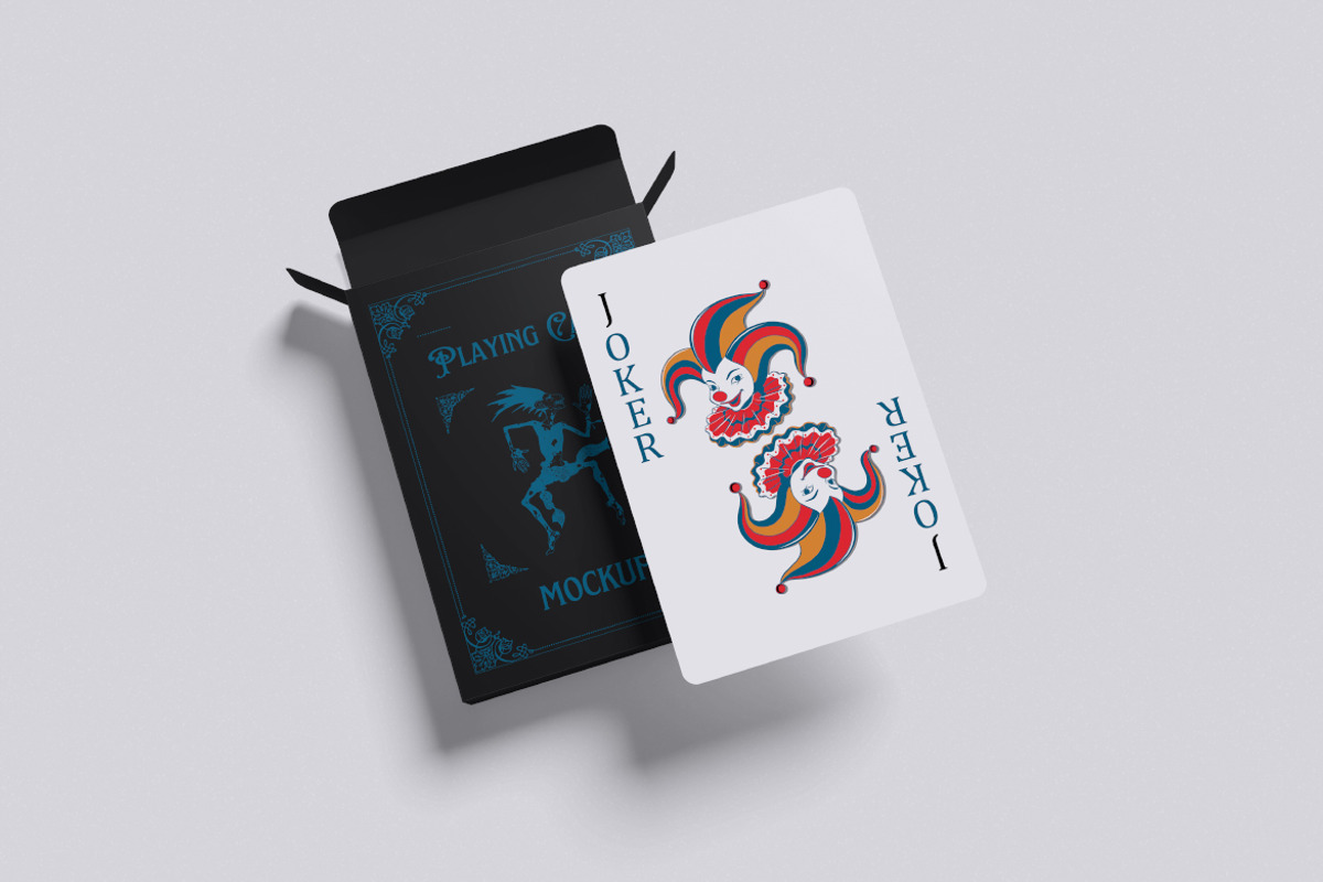 Playing Card Mockup, a Merchandise Mockup by Pikachudesign (Photo 4 of 5)