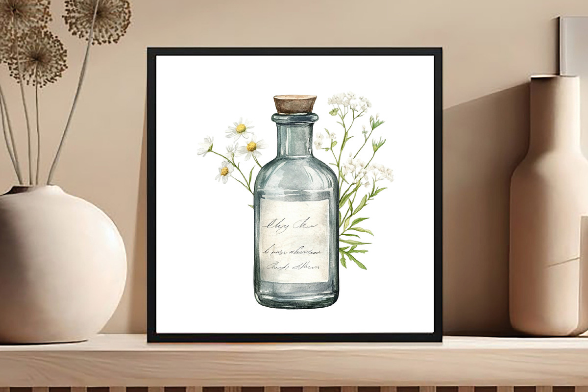 Watercolor Floral Clipart, an Illustration by DreamCafeArt (Photo 7 of 8)