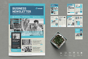 Newsletter Vol. 7, a Brochure Template by TypoEdition
