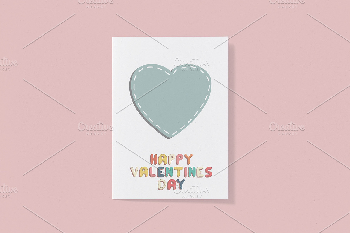 Hand drawn Valentine's Day cards, a Background Graphic by ExpressShop (Photo 4 of 4)
