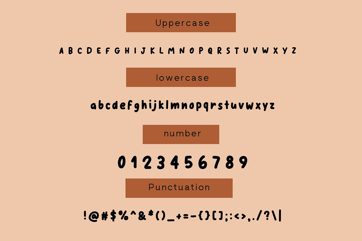 Chocolate is a cute handwritten font, a Handwritten Font by Brown Cupple (Photo 5 of 6)