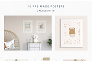 Face baby animals collection, an Animal Illustration by polikarpovaart (Thumbnail 7 of 11)