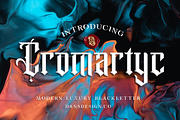 Cromartyc modern blackletter, a Blackletter Font by dansdesign (Thumbnail 1 of 9)