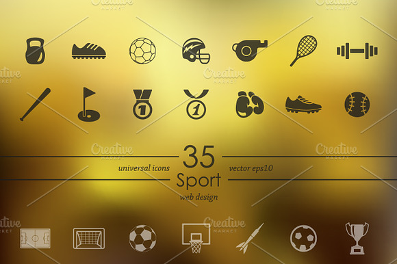 Set Of Sport Icons