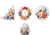 Garden Flowers Clipart, an Illustration by DreamArtGraphic (Thumbnail 3 of 4)