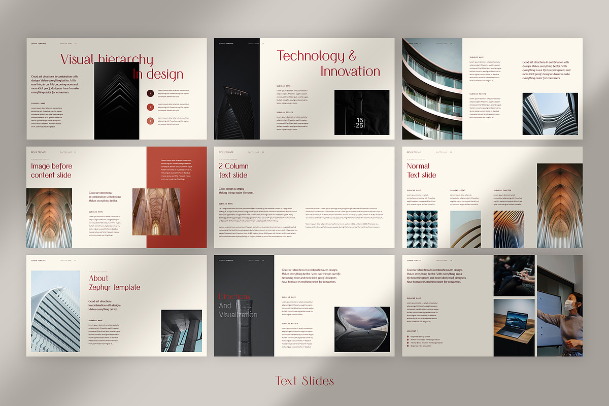Zephyr Keynote template, a Presentation Template by JustHex (Photo 8 of 12)