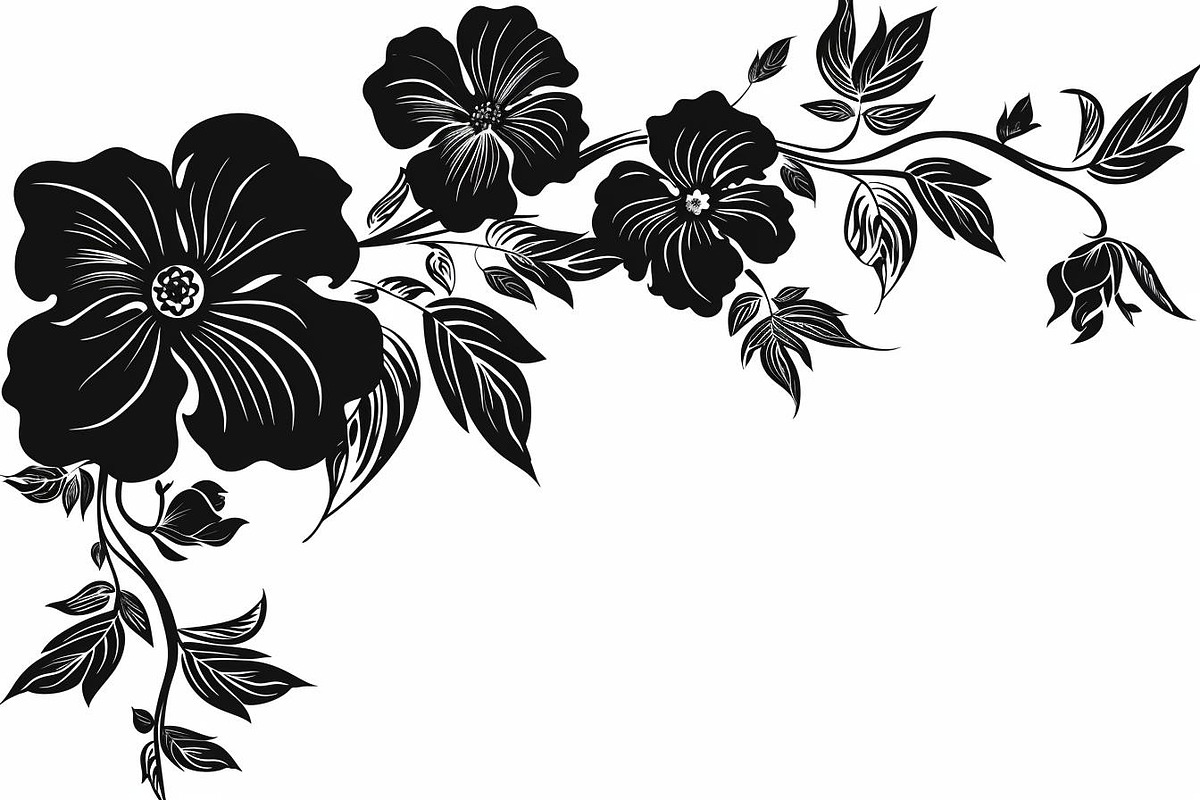Floral Border & Frame Laser Cut Bund, an Object Graphic by hafijul (Photo 7 of 11)
