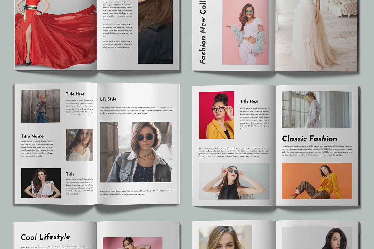 Modeling & Fashion Magazine Design