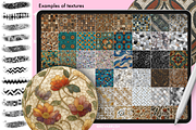 Procreate Mosaic texture brushes, a Brush Add-On by Revabrush (Thumbnail 5 of 7)