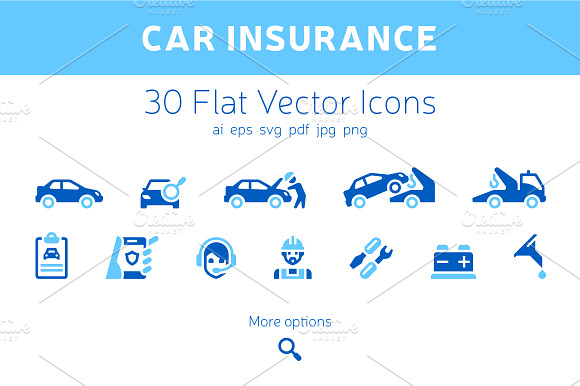 Car Insurance Icons