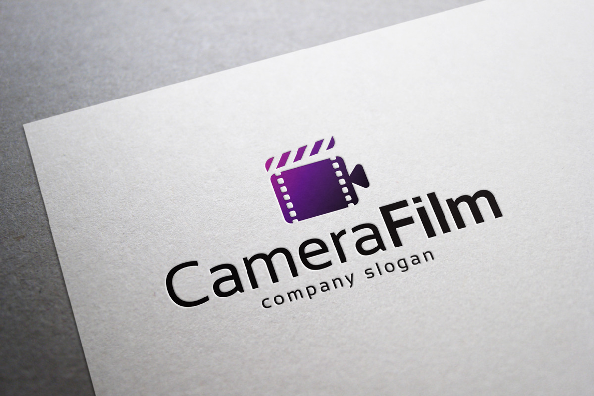 Camera Film Logo, a Branding & Logo Template by EmilGuseinov (Photo 1 of 2)
