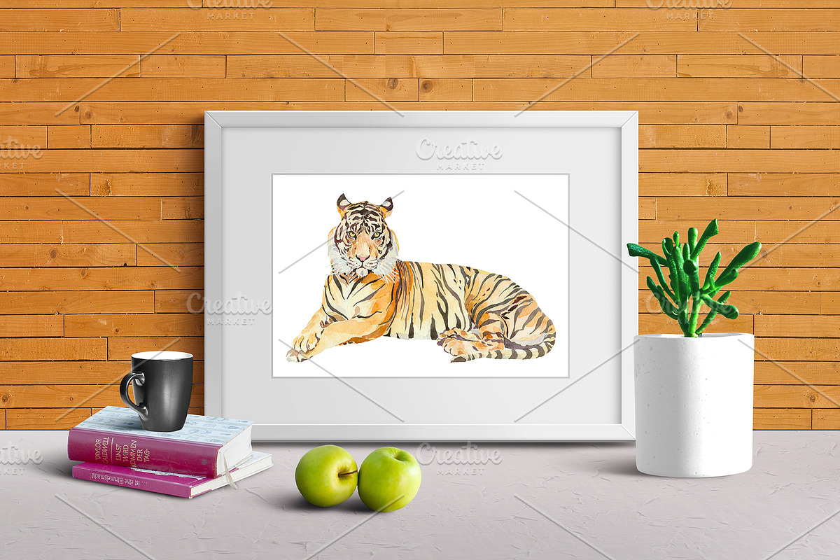 Watercolor animals, leafs, birds, an Animal Illustration by Watercolor arts (Photo 2 of 6)