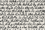 Artistic Handcrafted Font, a Handwritten Font by BilberryCreates (Thumbnail 2 of 12)