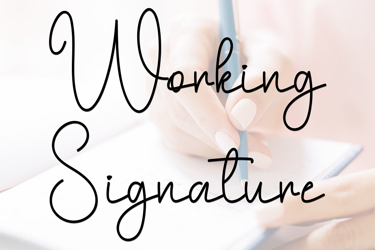 Angela Handwriting, a Handwritten Font by InermediaSTUDIO (Photo 2 of 8)
