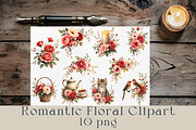 Floral Junk Journal Ephemera, a Decorative Illustration by GalaDesign03 (Thumbnail 3 of 5)