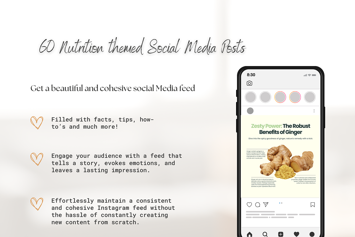 Food Benefit Infographics I Canva, a Social Media Template by The Social Stuff (Photo 2 of 15)