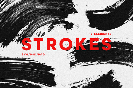 Brush Strokes, an Object Graphic by Design Squad