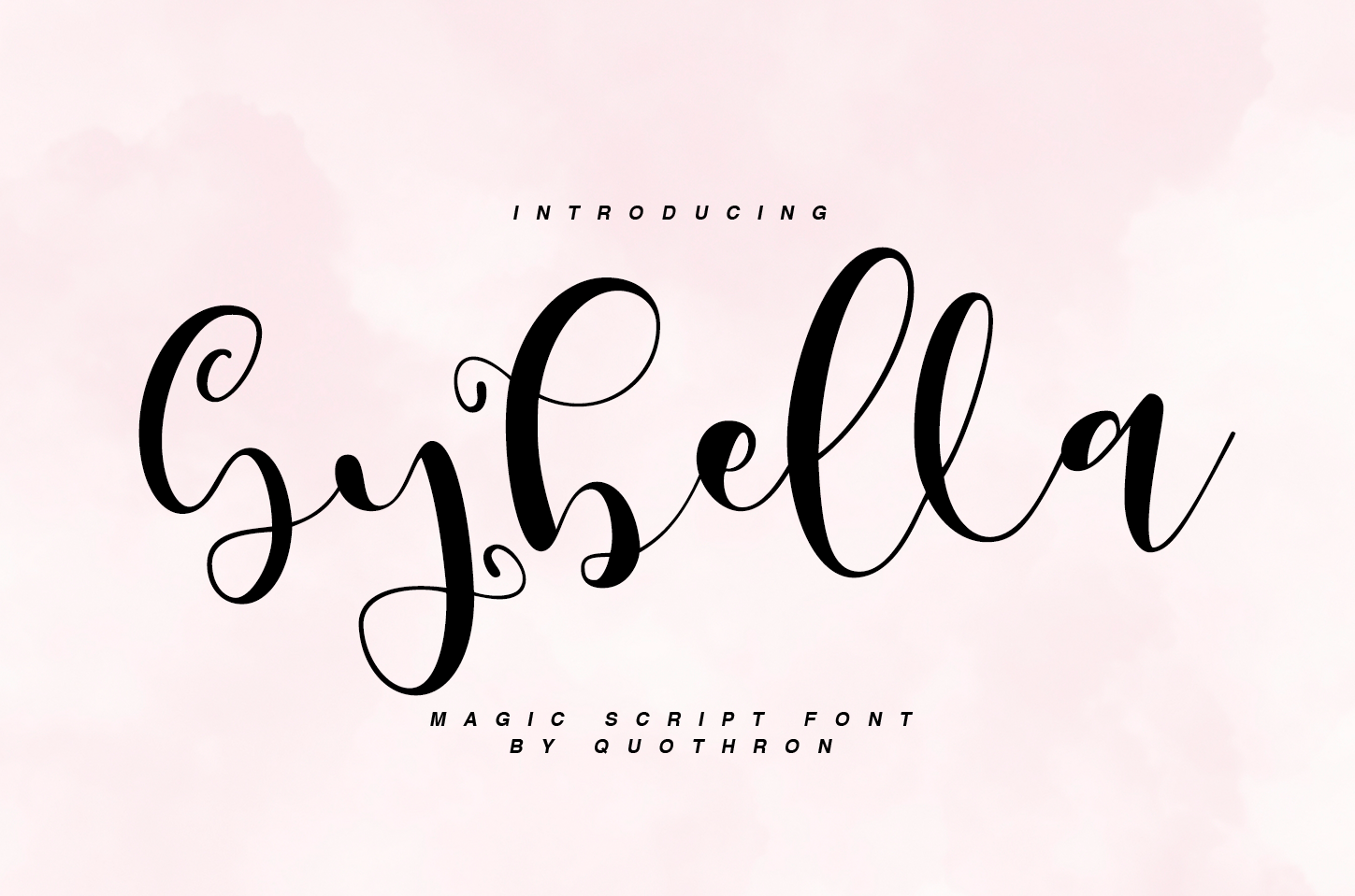 Gybella Magic Script, a Script Font by Quothron