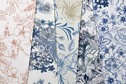 TOILE DE JOUY vector patterns set, a Pattern Graphic by FleurArt (Thumbnail 3 of 9)
