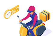 Online Internet Shopping Delivery, a Food Illustration by TAlex (Thumbnail 2 of 6)