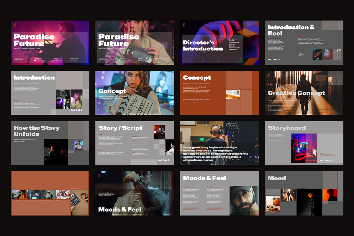 Director's Treatment Presentation., a Presentation Template by Velora Studio (Photo 3 of 9)