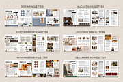 12 Month Real Estate Newsletter, a Brochure Template by ShopRShop (Thumbnail 5 of 9)