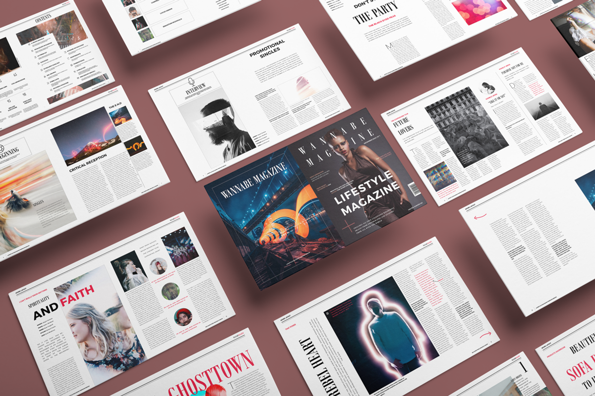 WANNABE magazine, a Magazine Template by Boris Cupac (Photo 2 of 21)