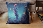 Template art, Enchanting Seahorse, a Branding & Logo Template by Boho Pixel Dust (Thumbnail 5 of 8)