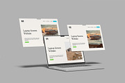 Laptop Screen Website Mockup, a Mockup by lamorastudio (Thumbnail 7 of 11)