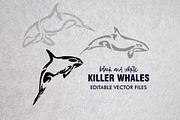20 Whale Tribal Designs Bundle, a Pattern Graphic by Natsuhisui (Thumbnail 2 of 12)