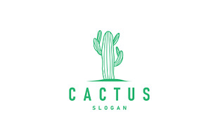 Cactus logo vector desert plant, a Branding & Logo Template by Maylianaw28