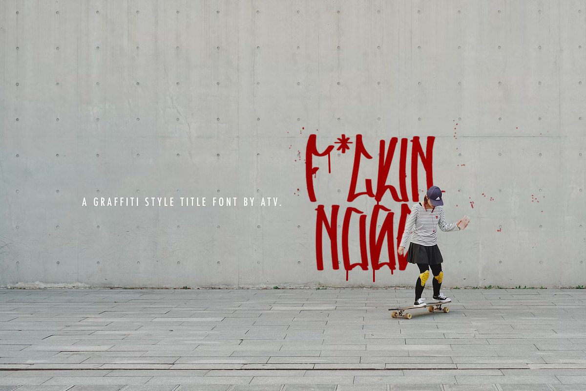 NOOB FONT, a Script Font by ATV SHOP (Photo 1 of 2)